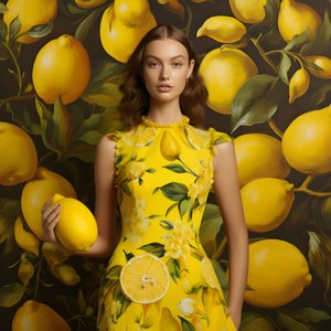 différents motifs de citron jaune 2