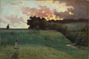 Paysage orageux