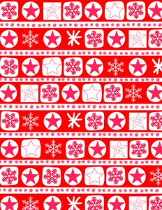 Emballage de Noël à rayures