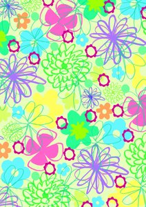 Fleurs graphiques