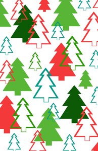Arbres de Noël superposés