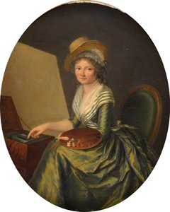 Autoportrait avec chevalet