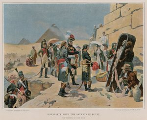 Bonaparte avec les savants en Égypte