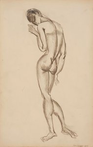 Nu féminin, vue de dos, 1909