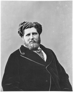 Portrait de Monsieur de Tourguenef (photo en noir et blanc)
