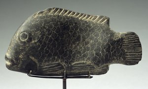 Poisson, 1540-1069 av. J.-C. (pierre noire dure)