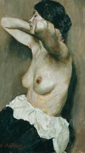 Demi-nue féminine