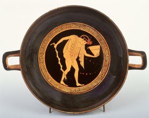 Kylix à figures rouges attiques, 500-480 av. J.-C.