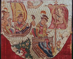 Tapis avec motifs indo-portugais, Dynastie Safavide