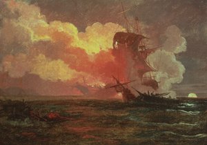 Un engagement naval