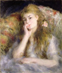 Jeune femme assise, vers 1876-77