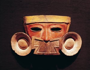 Masque humain, de Teotihuacan