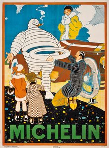 Affiche publicitaire pour Michelin