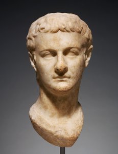 Tête de portrait de Caligula, c.40 AD