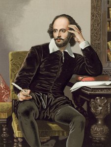 William Shakespeare, écrivant