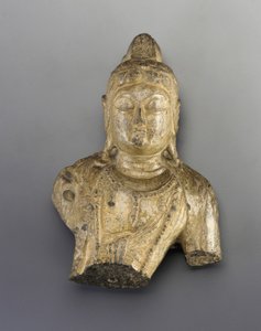 Petit buste de figure bouddhiste