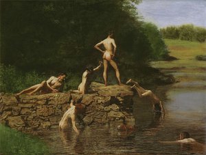 Trou de baignade, 1885