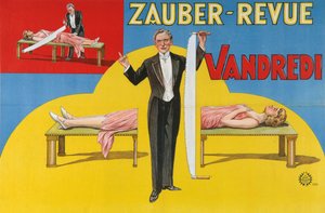 Affiche de la revue magique Vandredi, 1923