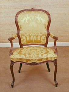 Fauteuil, conçu par Hepplewhite, vers 1770