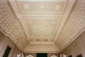 Plafond du salon, Claydon House, Buckinghamshire, c.1768