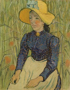 Jeune Paysanne au Chapeau de Paille