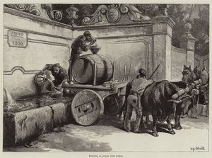 Fontaine à Cintra, près de Lisbonne