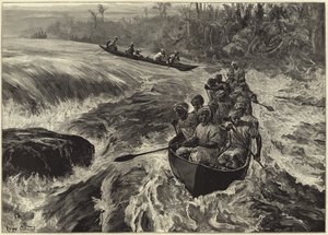 Descente des rapides sur le Congo