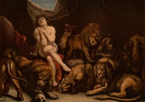 Daniel dans la fosse aux lions