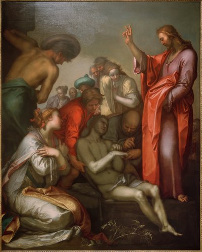 La résurrection de Lazare - Abraham Bloemaert