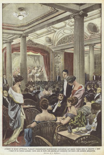 Au théâtre au milieu de l