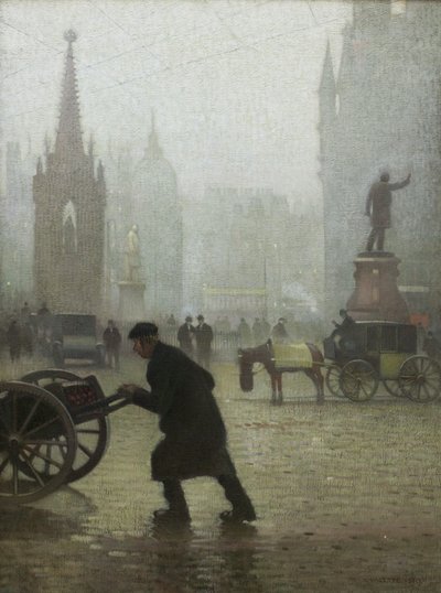 Albert Square, Manchester - Adolphe Valette