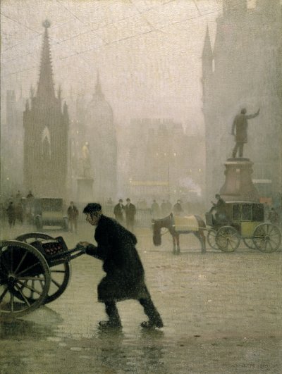 Albert Square, Manchester - Adolphe Valette