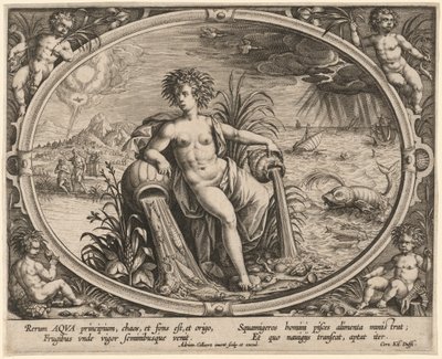 Aqua (Eau) - Adriaen Collaert