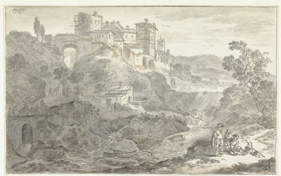 Paysage italianisant - Adriaen van der Kabel