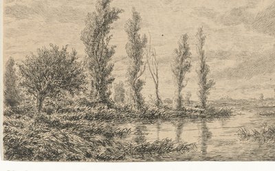 Paysage fluvial - Adrianus van Everdingen