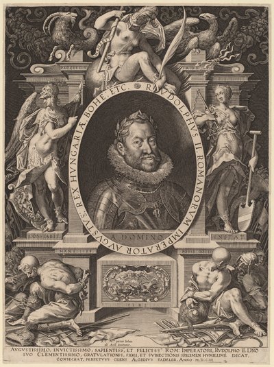 Rodolphe II - Aegidius Sadeler II after Hans von Aachen