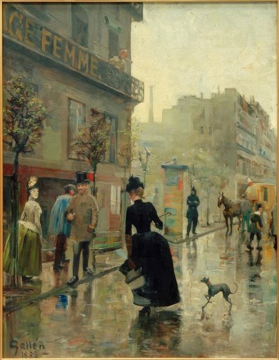 Boulevard à Paris - Akseli Valdemar Gallen Kallela