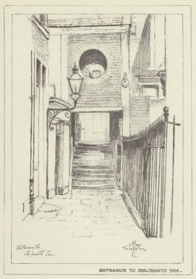 Entrée de Serjeants Inn - Alan Stapleton