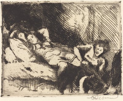 Le coucher - Albert Besnard