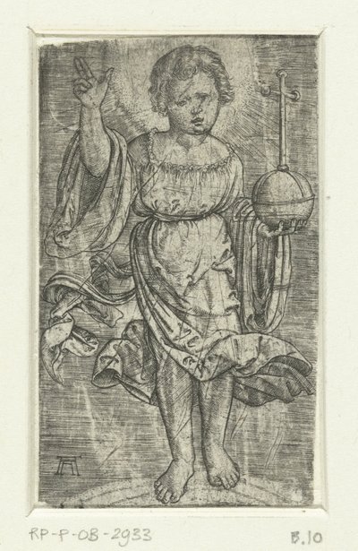 Enfant Jésus sur un arc-en-ciel - Albrecht Altdorfer