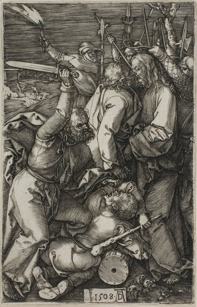 La trahison du Christ, de La Passion gravée - Albrecht Dürer