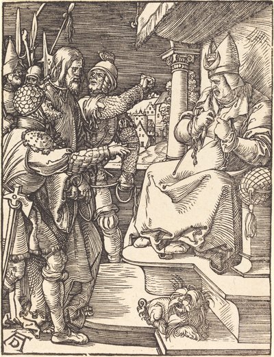 Christ devant Caïphe - Albrecht Dürer