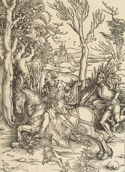 Chevalier et Lansquenet - Albrecht Dürer