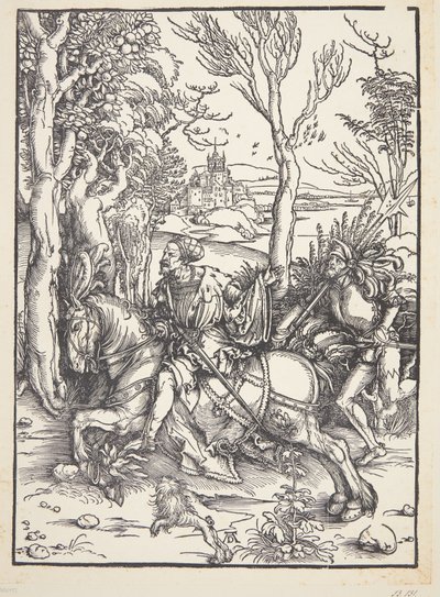 Chevalier et lansquenet - Albrecht Dürer