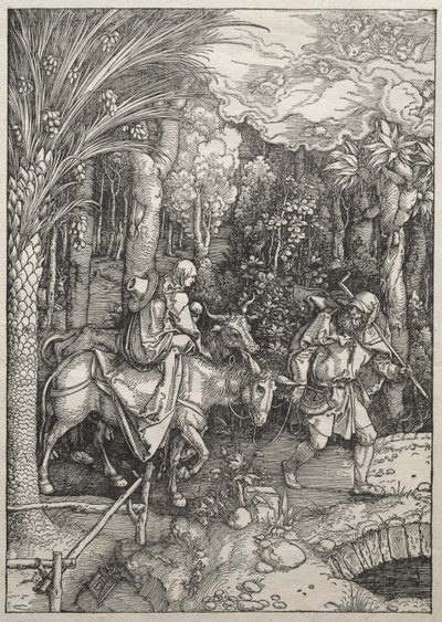 Vie de la Vierge : Fuite en Égypte - Albrecht Dürer