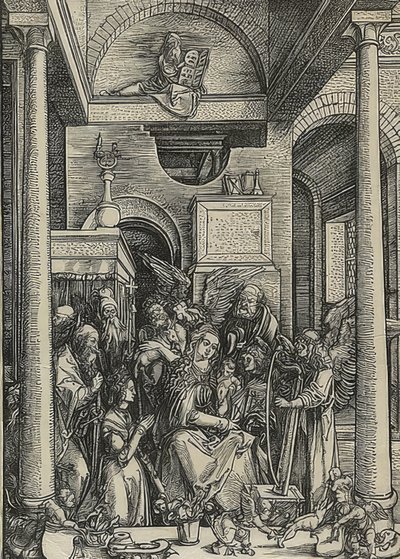 Vie de Marie : Adoration de Marie - Albrecht Dürer