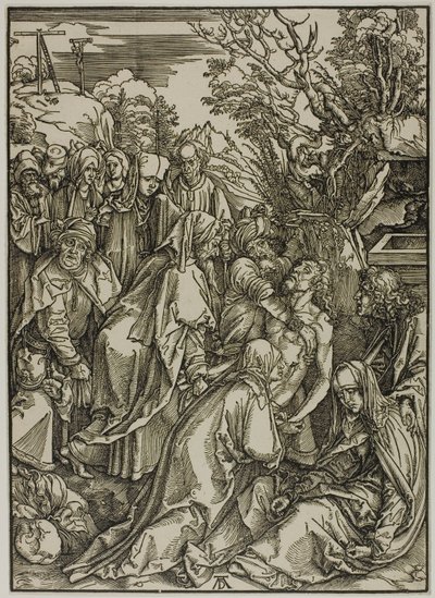 La Déposition, de La Grande Passion - Albrecht Dürer