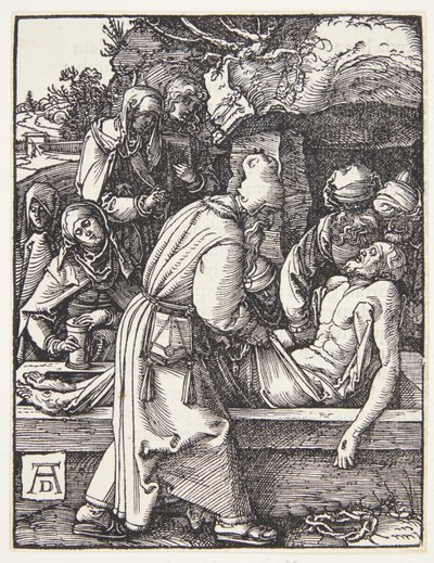 La mise au tombeau - Albrecht Dürer