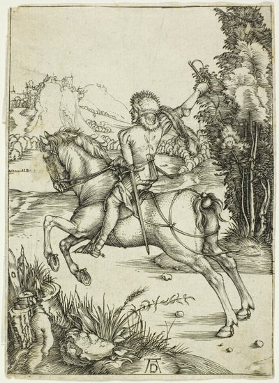 Le petit courrier - Albrecht Dürer