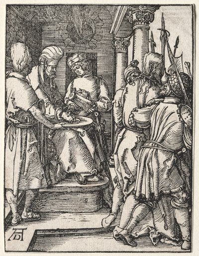 La Petite Passion : Pilate se lavant les mains - Albrecht Dürer